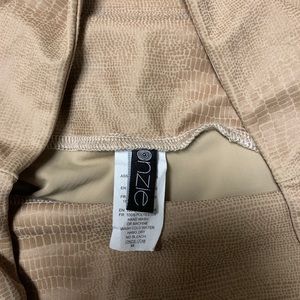 ONZIE Nude Snake skin leggings xs